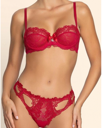 Mini tanga Lise Charmel Soir de Venise (Rouge Venise)