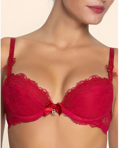 Push-up bra Lise Charmel Soir de Venise (Rouge Venise)