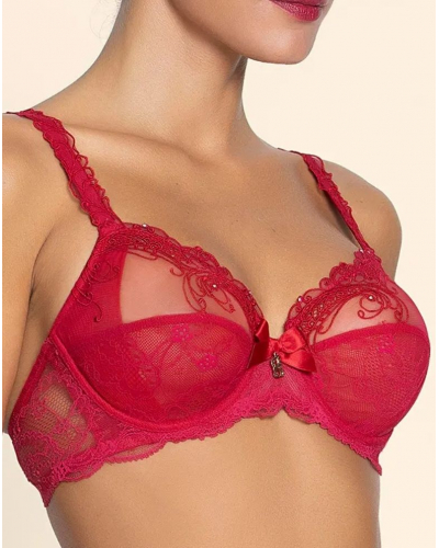 Underwired bra Lise Charmel Soir de Venise (Rouge Venise)