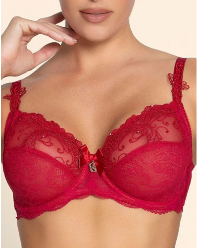 Soutien-gorge emboîtant bien-être Lise Charmel Soir de Venise (Rouge Venise)