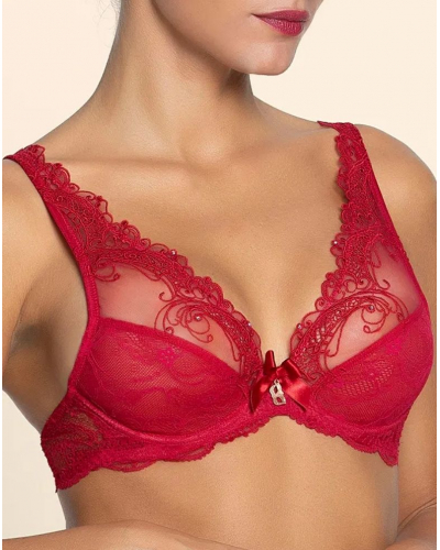 Sujetador glamoroso Lise Charmel Soir de Venise (Rouge Venise)