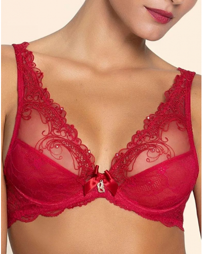 Glamorous bra Lise Charmel Soir de Venise (Rouge Venise)