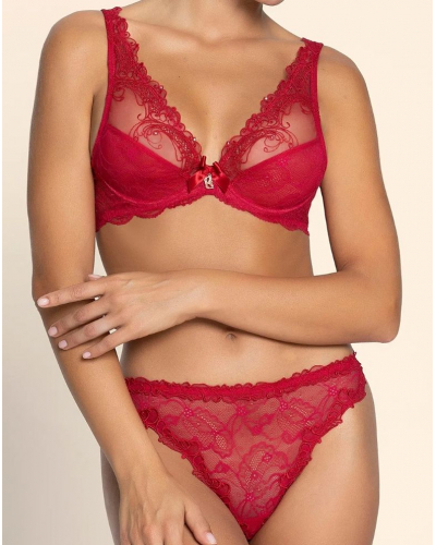 Soutien-gorge glamour Lise Charmel Soir de Venise (Rouge Venise)
