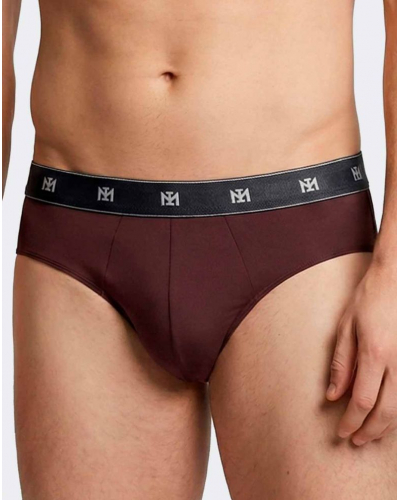 Lot de 2 slips en Lyocell Impetus Q09 (Bordeaux/Dark Blue)