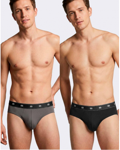 Pack of 2 briefs Impetus Q09 (Grey/Black)