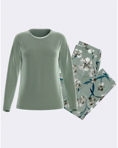 Pyjama long coton Impetus Florale (Imprimé Floral)