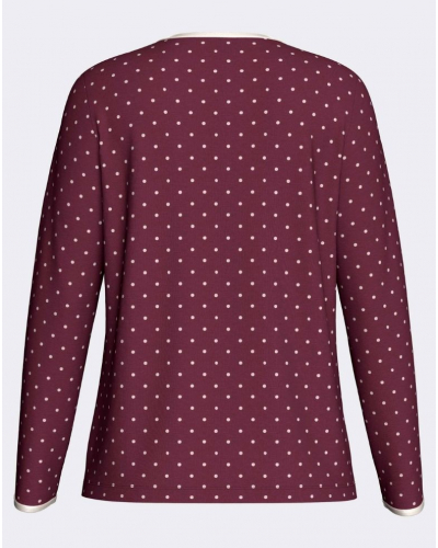 Pijama largo algodón y modal Impetus Bellune (Imprimé Pois)