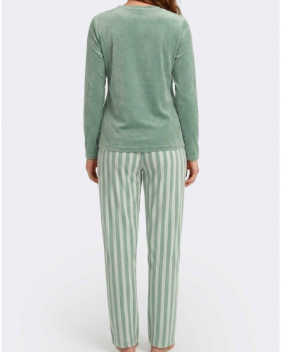 Pijama largo algodón y modal Impetus Vertis (Imprimé Rayé)