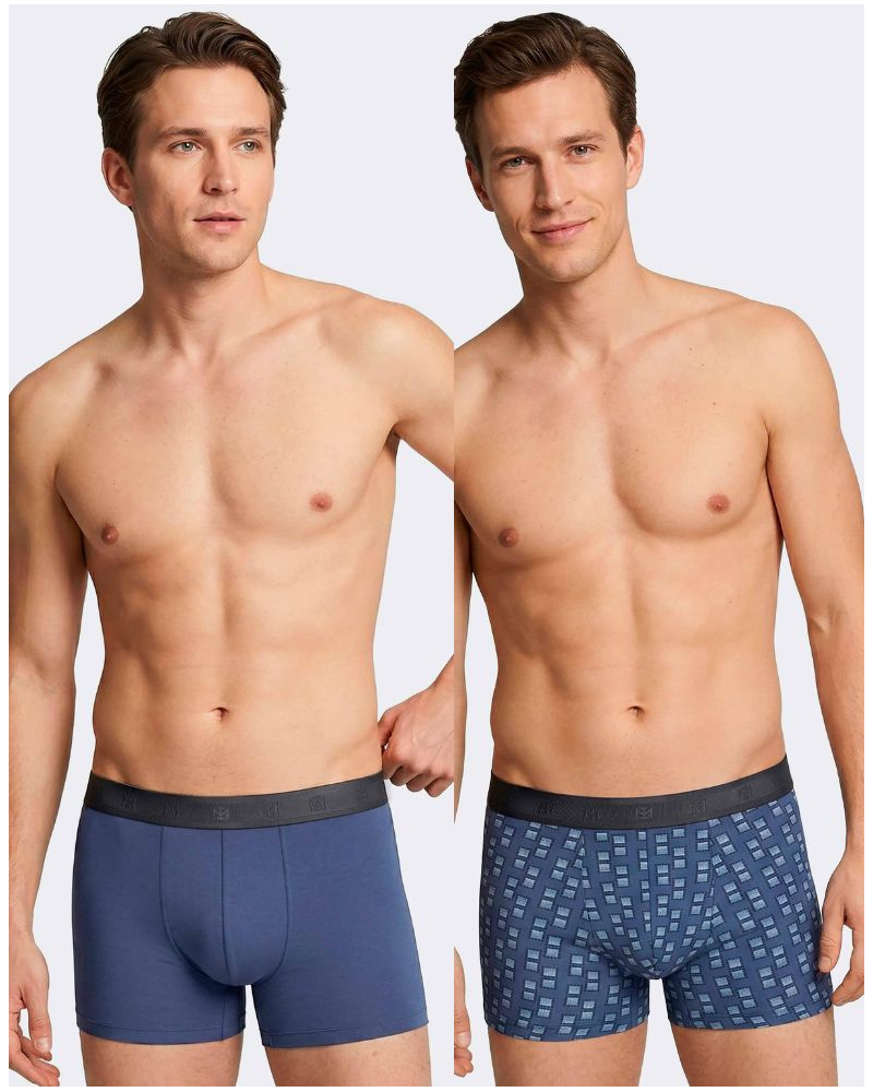 Pack of 2 boxers Impetus Q07 (Blue/Blue)