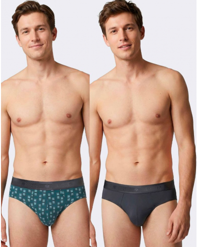 Paquete de 2 calzoncillos Impetus Q07 (Green/Navy Blue)