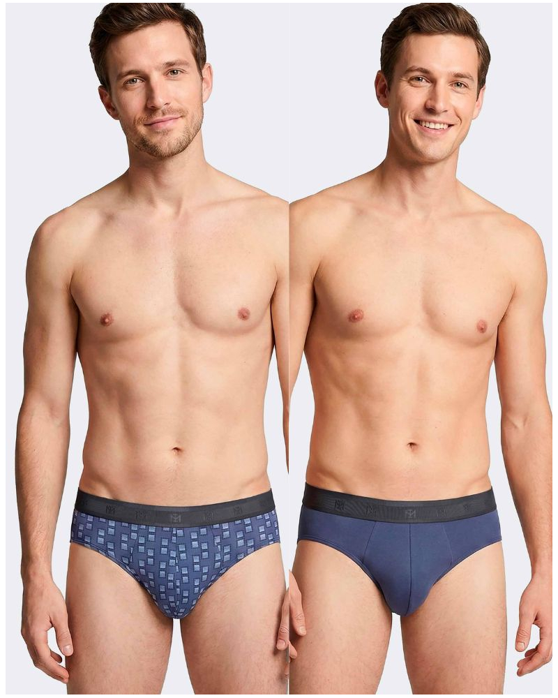 Paquete de 2 calzoncillos Impetus Q07 (Blue/Blue)