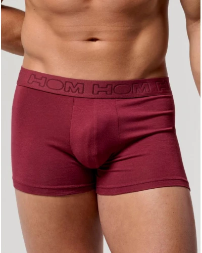 Lot de 3 boxers coton HOM Armand 1 (Noir/Kaki/Bordeaux)