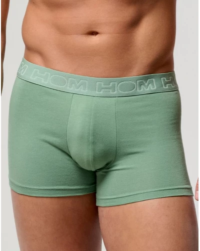 Lot de 3 boxers coton HOM Armand 1 (Noir/Kaki/Bordeaux)