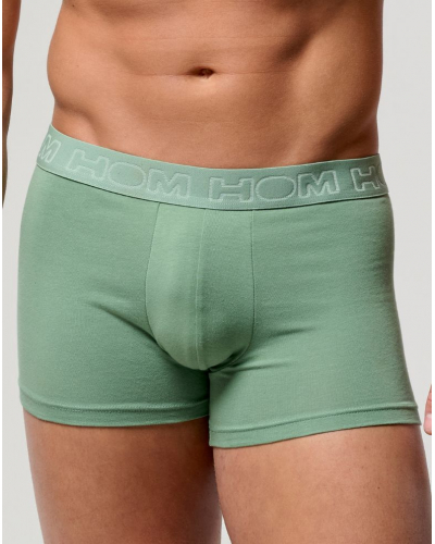 Paquete de 3 bóxers algodón HOM Armand 1 (Noir/Kaki/Bordeaux)