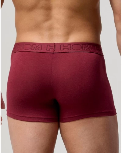 Lot de 3 boxers coton HOM Armand 1 (Noir/Kaki/Bordeaux)
