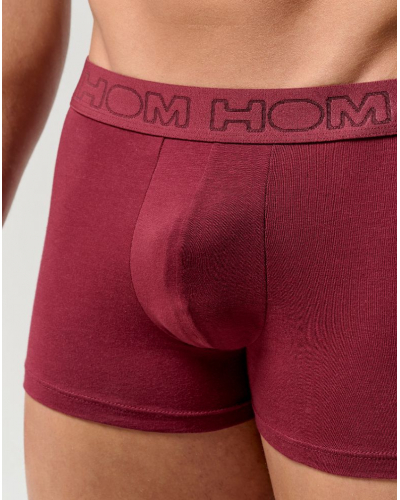 Paquete de 3 bóxers algodón HOM Armand 1 (Noir/Kaki/Bordeaux)