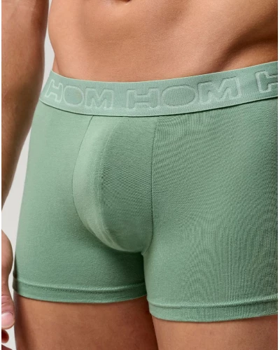 Lot de 3 boxers coton HOM Armand 1 (Noir/Kaki/Bordeaux)