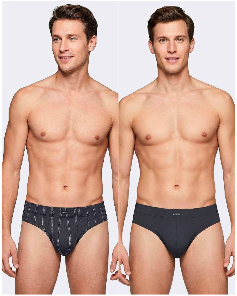 Paquete de 2 calzoncillos Algodón Impetus Q05 (Navy Blue/Navy Blue)