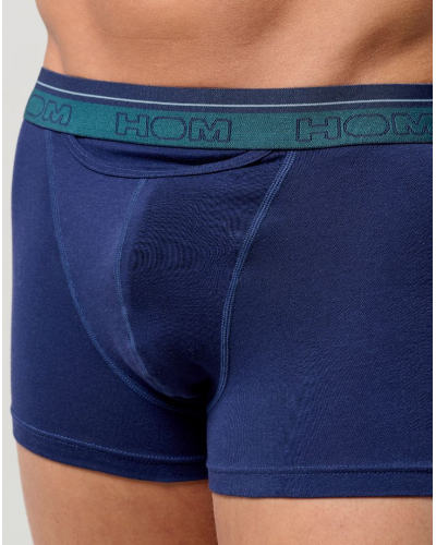 Pack of 3 boxers cotton HOM Tiago (Marine)