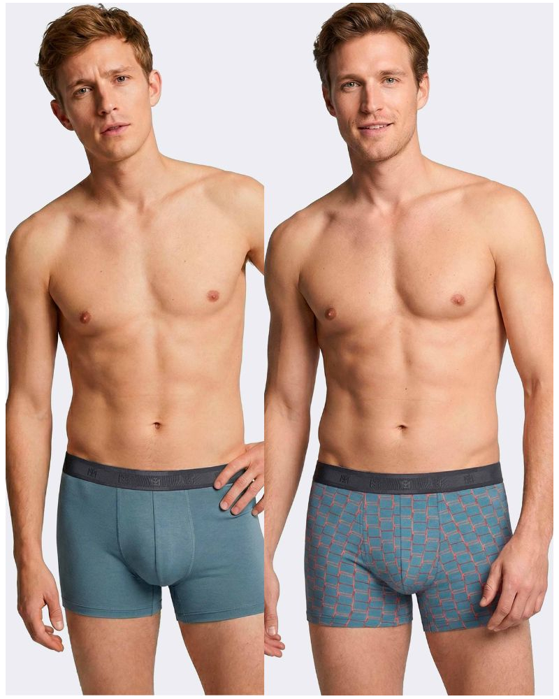 Paquete de 2 bóxers Impetus Q04 (Blue/Blue)