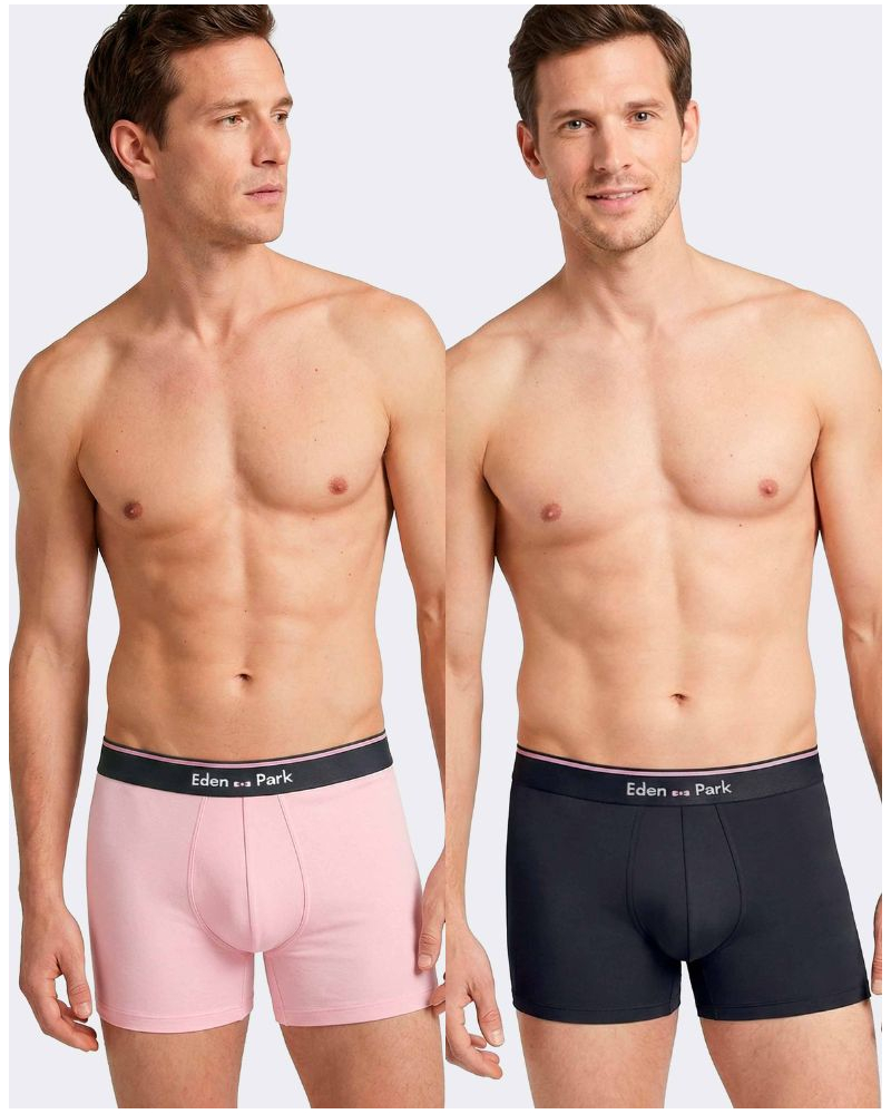 Lot de 2 shortys en Coton Eden Park I08 (PK030)