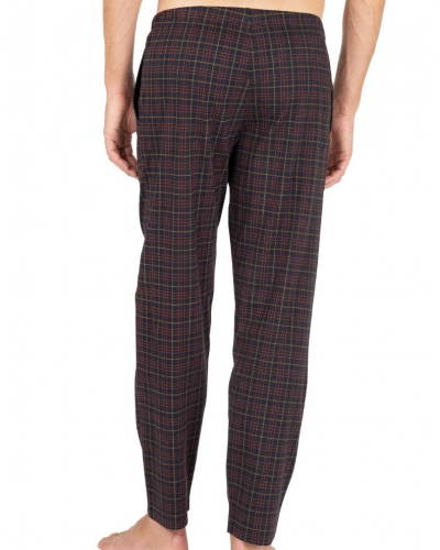 Long pyjama 100% cotton Eminence L'Ecossais (Marine/Rouille)