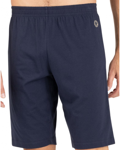 Short pyjama 100% cotton SmileyWorld X Eminence (Marine/Imprimé Golf)
