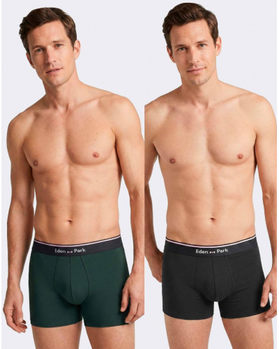 Lot de 2 shortys en Coton Eden Park I08 (GN003)