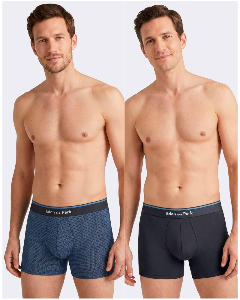Lot de 2 shortys en Coton Eden Park I06 (BL010)