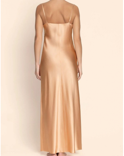 Long night dress Lise Charmel Splendeur Soie (Splendeur Pêche)