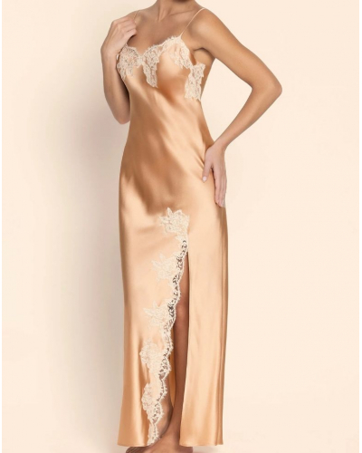 Long night dress Lise Charmel Splendeur Soie (Splendeur Pêche)