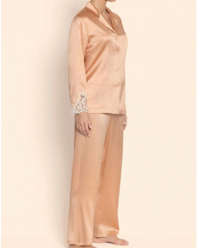 Pantalon 100% soie Lise Charmel Splendeur Soie (Splendeur Pêche)