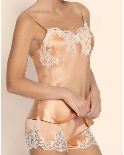 Short de nuit Lise Charmel Splendeur Soie (Splendeur Pêche)