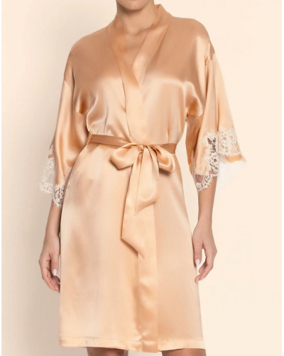 Negligee Lise Charmel Splendeur Soie (Splendeur Pêche)