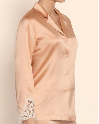 Veste de pyjama Lise Charmel Splendeur Soie (Splendeur Pêche)