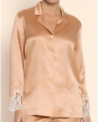 Pyjama jacket Lise Charmel Splendeur Soie (Splendeur Pêche)