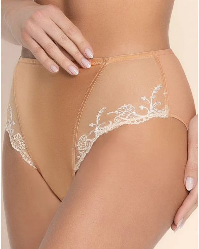 High waist brief Lise Charmel Splendeur Soie (Splendeur Pêche)