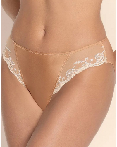 Slip fantaisie Lise Charmel Splendeur Soie (Splendeur Pêche)