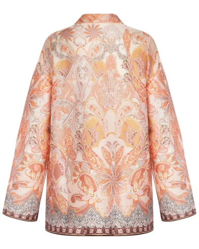 Chaqueta de pijama estampada Lise Charmel Voyage Splendeur (Charme Pêche)