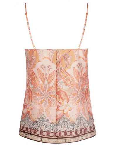 Camisole estampado Lise Charmel Voyage Splendeur Soie (Charme Pêche)
