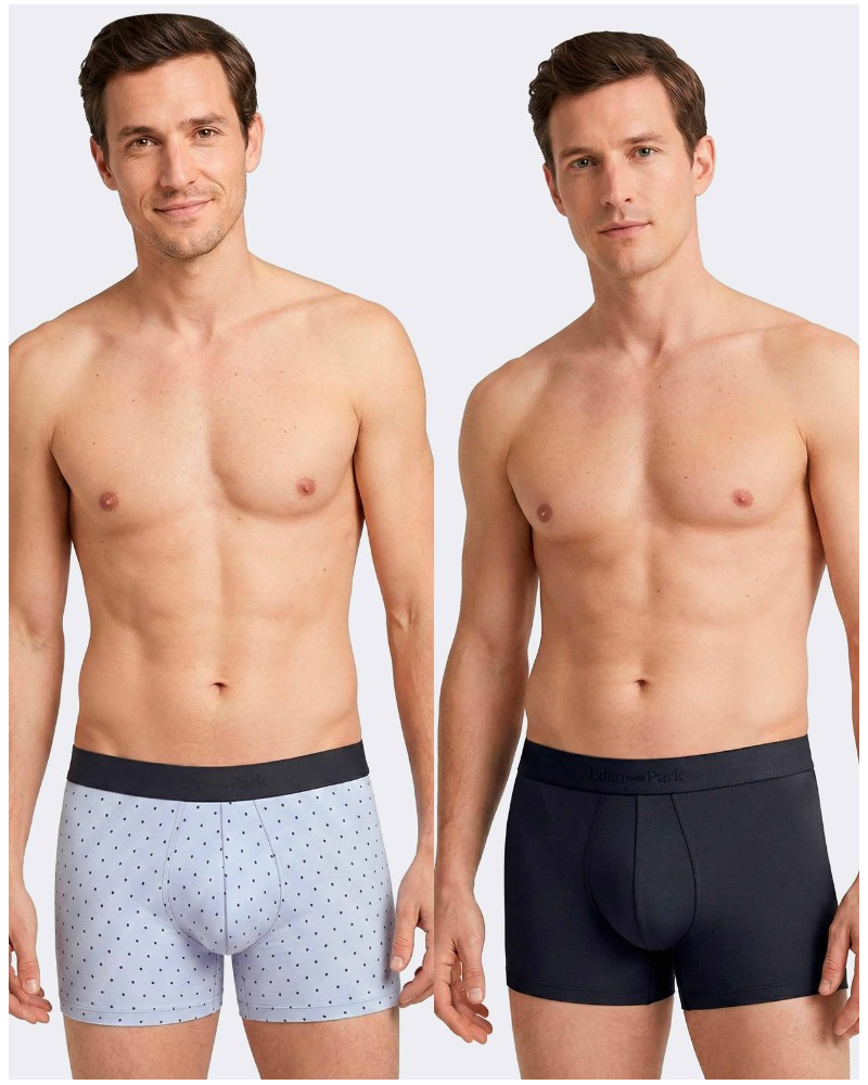 Lot de 2 shortys en Coton Eden Park H94 (BL191)