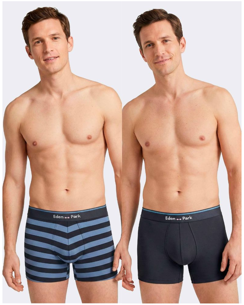 Pack of 2 Cotton Eden Park Shorts H71 (BL058)