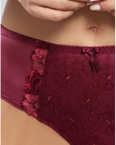 Culotte Empreinte Cléa (Grenat)