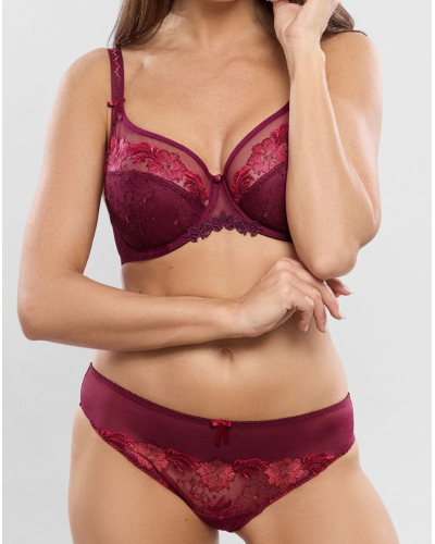 Briefs Empreinte Cléa (Grenat)