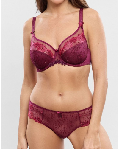 Shorty Empreinte Cléa (Grenat)