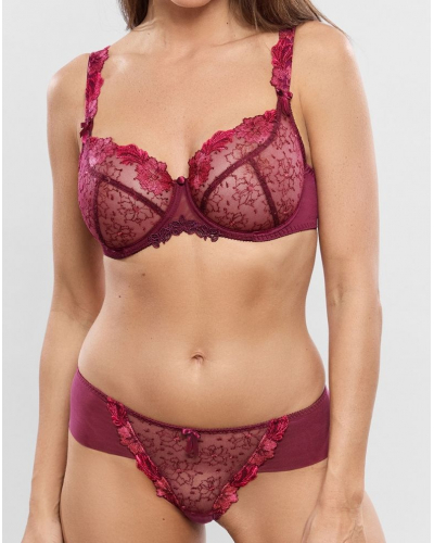 Thong Empreinte Cléa (Grenat)