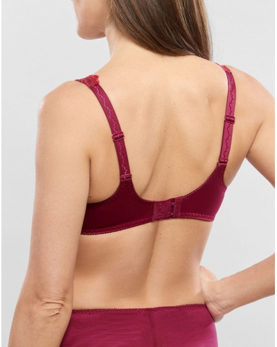 Soutien-gorge corbeille Empreinte Cléa (Grenat)