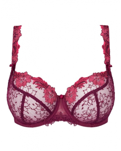 Demi bra Empreinte Empreinte Cléa (Grenat)