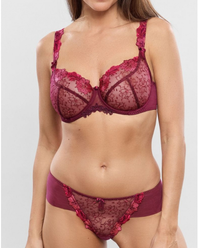 Demi bra Empreinte Empreinte Cléa (Grenat)