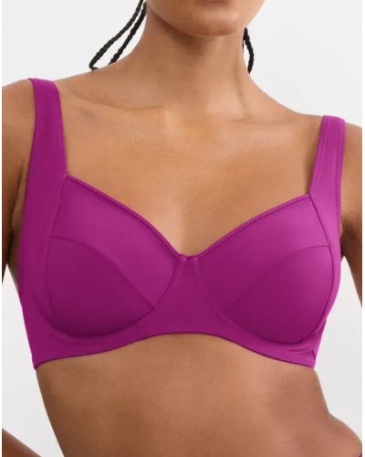Unpadded underwired bath bra Triumph Summer Twist (Raspberry Juice)